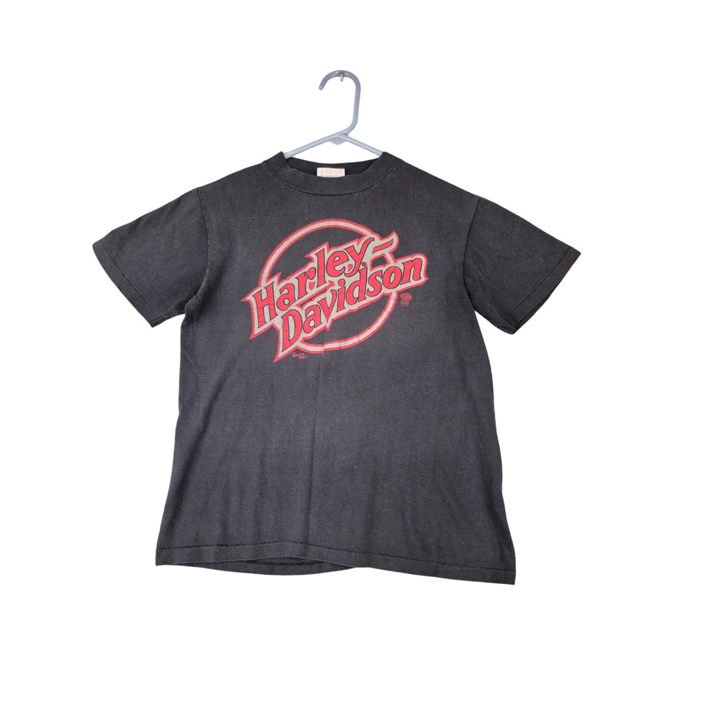 Vintage Harley Davidson T Shirt Hanes Beefy T Single Stitch For Bikers Only Sz S